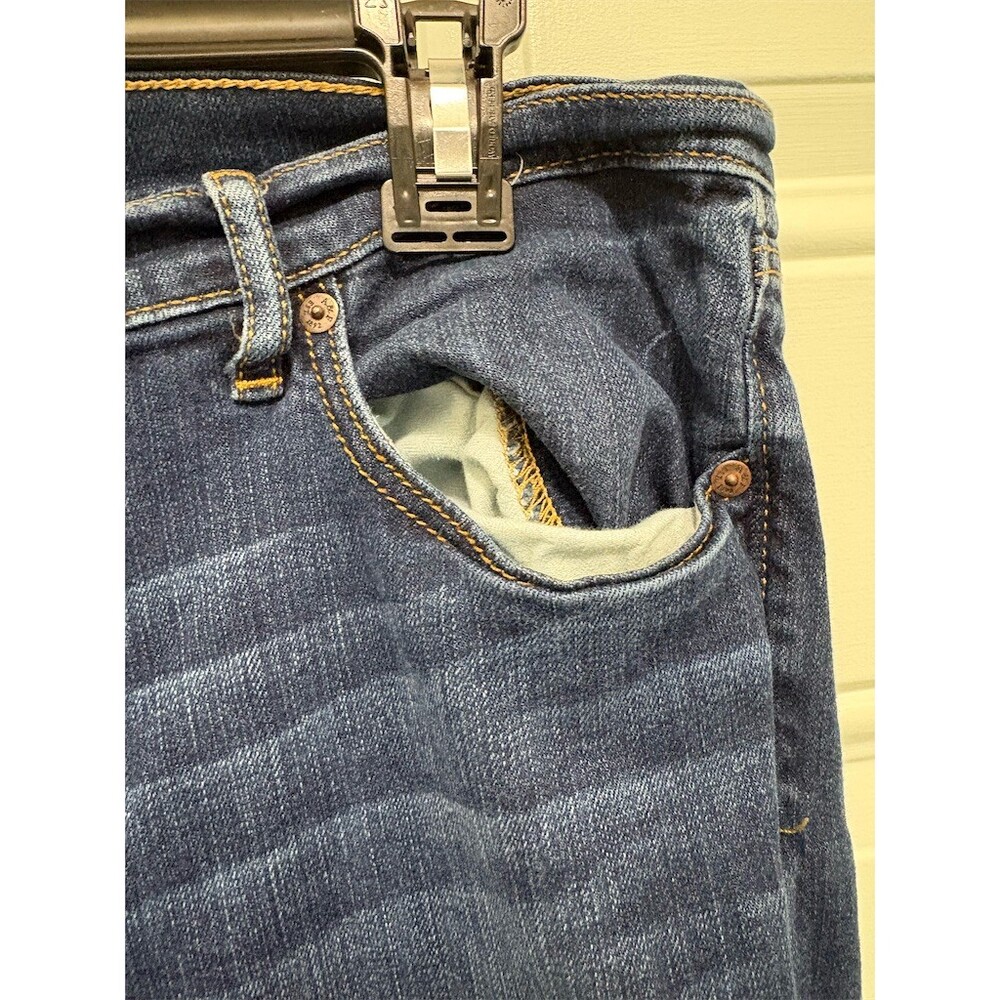 Abercrombie & Fitch Jeans Womens Size 10 Dark Wash Skinny Stretch W30 L31 - Picture 4 of 9